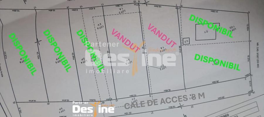 Teren Construcții intravilan de 655 mp, în Proselnici