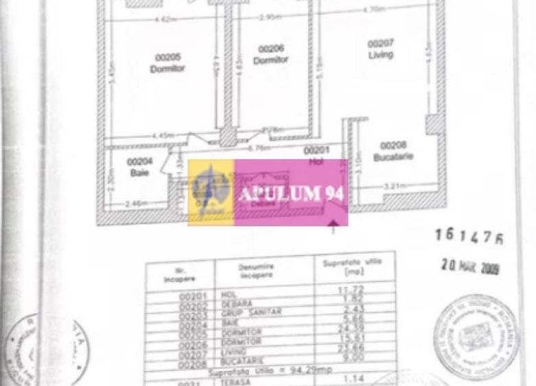 Apartament cu 3 camere decomandat în Baba Novac