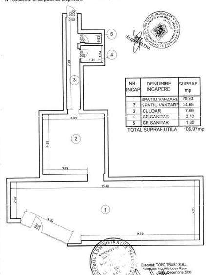 Spațiu comercial, de 106.9700012207 mp, în Drumul Taberei