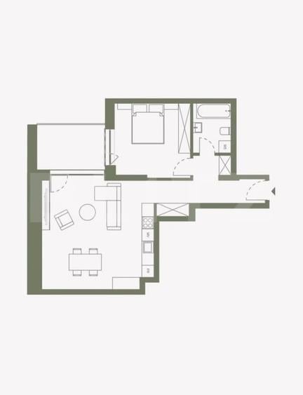 Apartament cu 2 camere semidecomandat în Semicentral