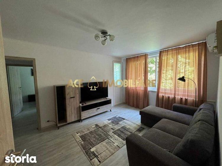 Apartament cu 2 camere, mobilat în Tei
