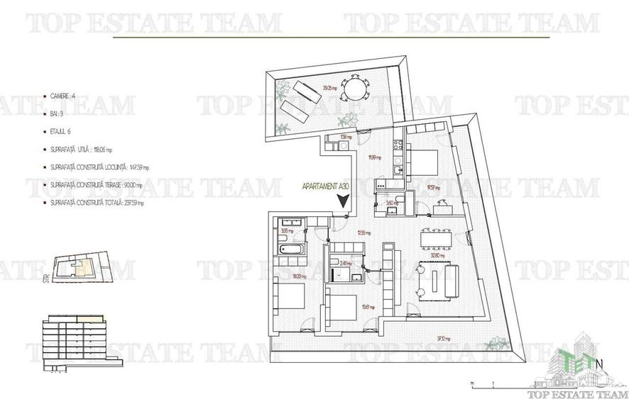 Apartament cu 4 camere decomandat în Știrbei Vodă