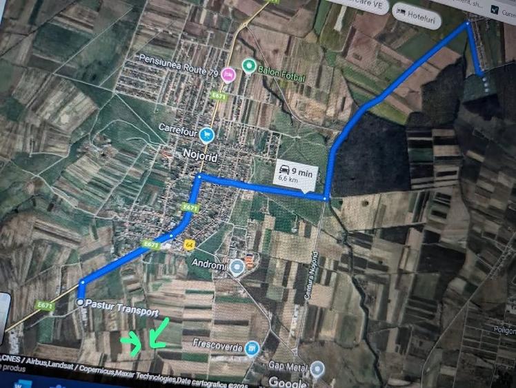 teren 4.634 mp in Nojorid-Bihor puz zona industriala - 20 mp - 2