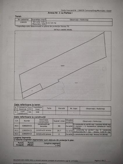 Teren de 510 mp, în Exterior Vest