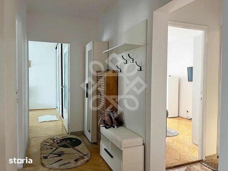 Apartament cu 3 camere decomandat, mobilat în Rogerius