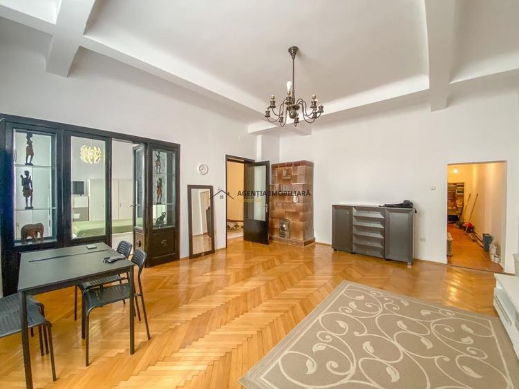 Apartament cu 3 camere semidecomandat, mobilat în Cișmigiu