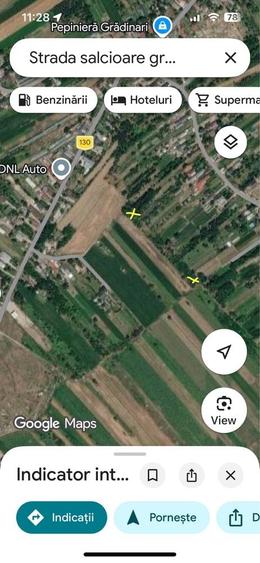 Teren de 4400 mp, în Grădinari