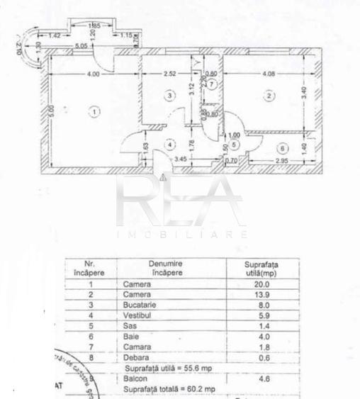 2 camere- Decomandat- 60,20MP- Petre Ispirescu - 10