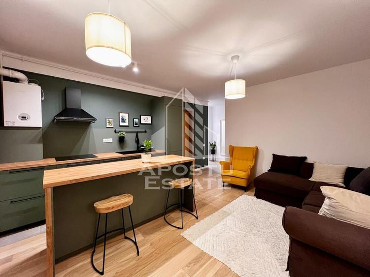Apartament cu 2 camere semidecomandat, mobilat în Circumvalațiunii