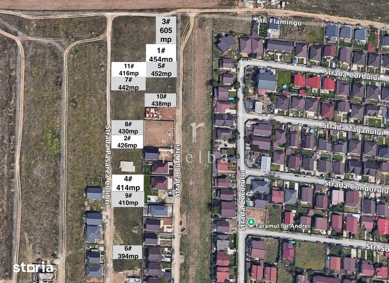 Dobroesti | Pantelimon | 11 Parcele teren 394-605mp | - 3
