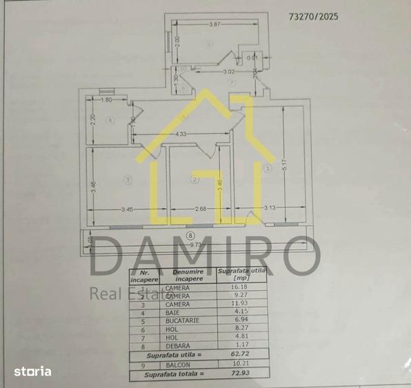 Apartament cu 2 camere decomandat în Obor