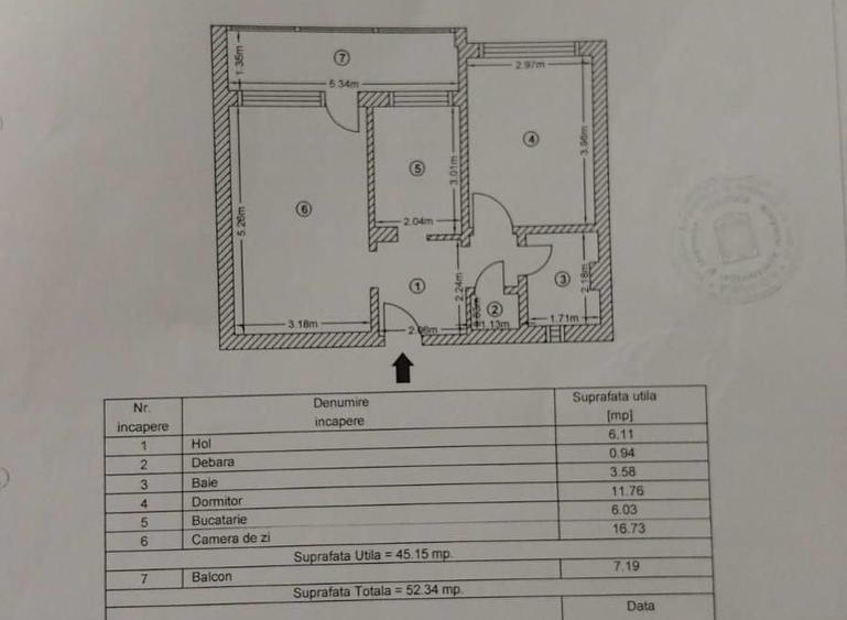 Apartament cu 2 camere decomandat, mobilat în Alexandru Obregia