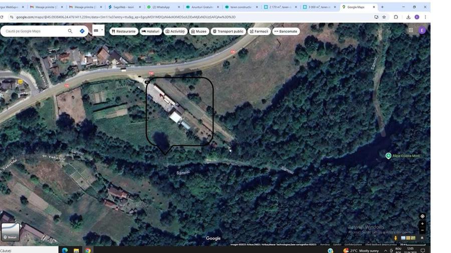Teren de 2000 mp, în Golești