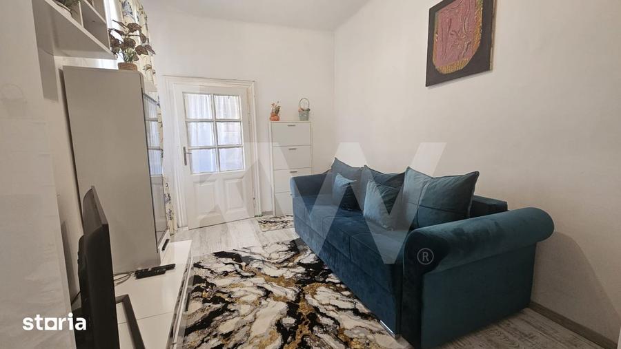 Apartament cu 2 camere, mobilat în Central