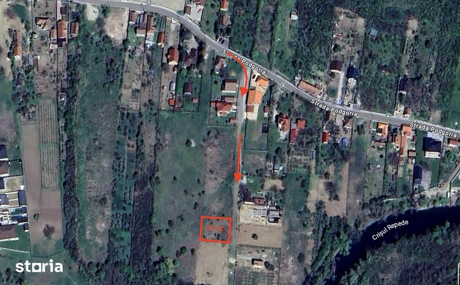 Teren de 730 mp, în Girișu de Criș