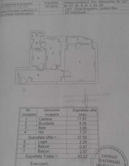 Garsonieră decomandată, mobilată în Ultracentral