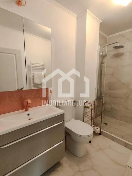 Apartament cu 2 camere semidecomandat, mobilat în Apahida