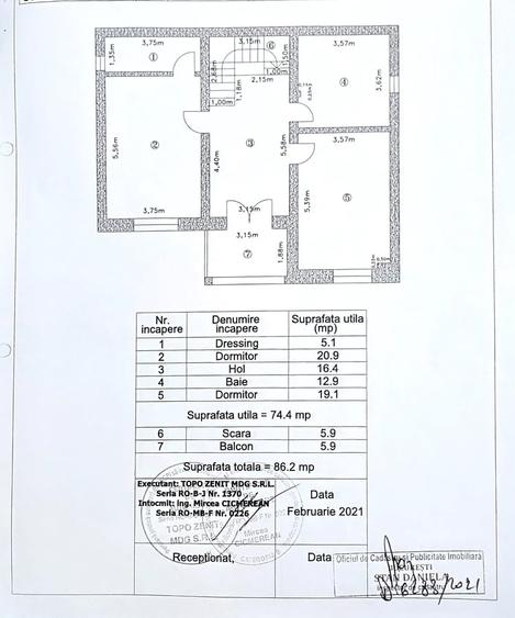 Casă cu 6 camere cu Teren 235 Mp în Rahova