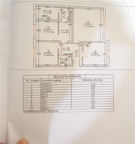 Apartament cu 3 camere decomandat în Girocului
