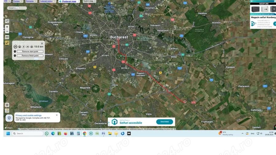 Teren de 5000 mp, în Postăvari