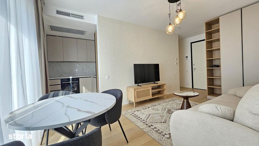 Apartament cu 2 camere, mobilat în Tei