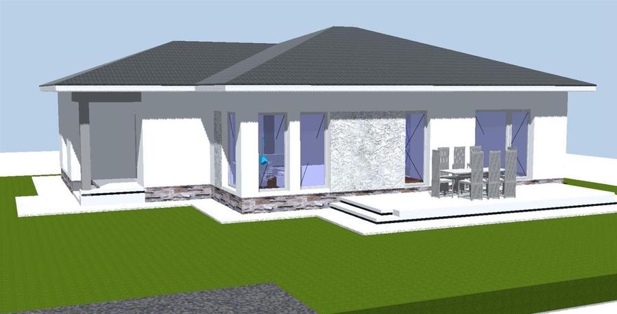 Casă individuală cu 4 camere cu Teren 450 Mp în Domnești