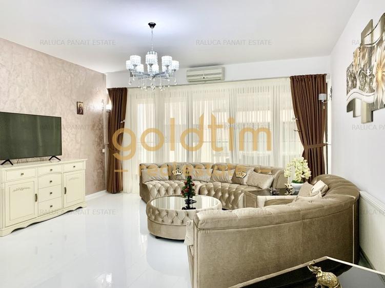 Apartament cu 3 camere semidecomandat, mobilat în Pipera