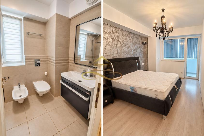 Apartament cu 3 camere decomandat, mobilat în Nord
