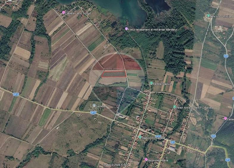 Teren de 11900 mp, în Fârdea