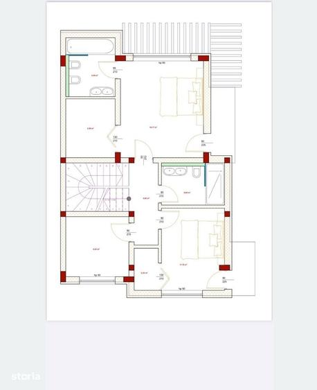 Casă cu 4 camere în Central