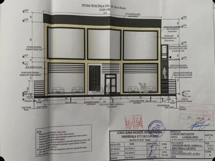 Spațiu comercial, de 800 mp, în Est