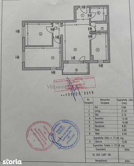 Apartament cu 3 camere semidecomandat, mobilat în Prelungirea Ghencea