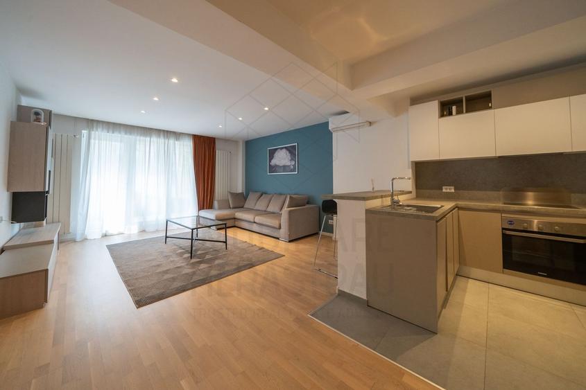 Apartament cu 3 camere semidecomandat, mobilat în Herăstrău