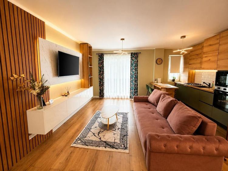 Apartament cu 2 camere semidecomandat în Baciu