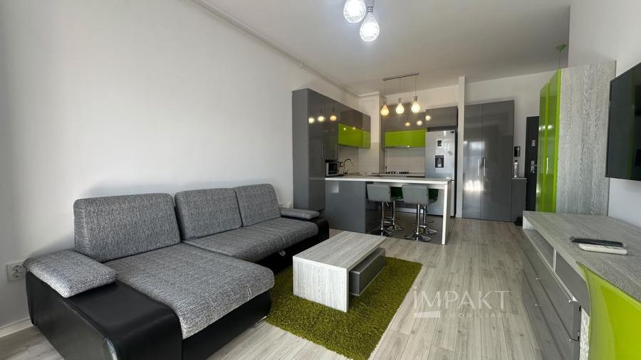 Apartament cu 2 camere semidecomandat, mobilat în Bună Ziua
