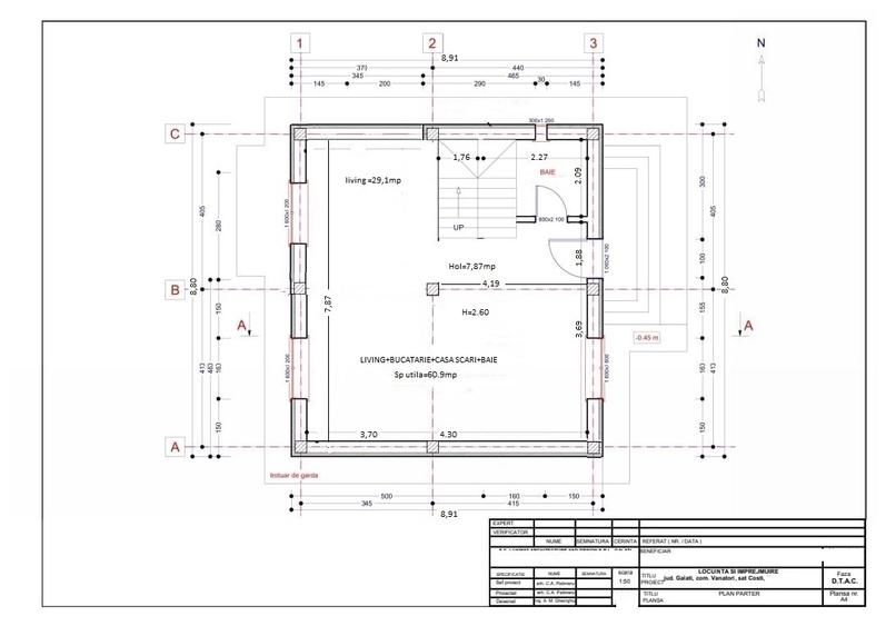 Casă individuală cu 4 camere cu Teren 400 Mp în Nord