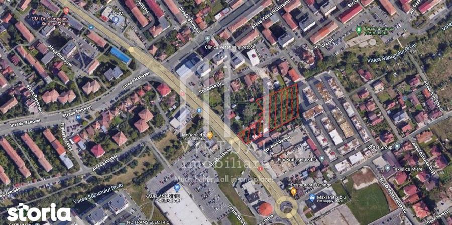 Teren de 3850 mp, în Central
