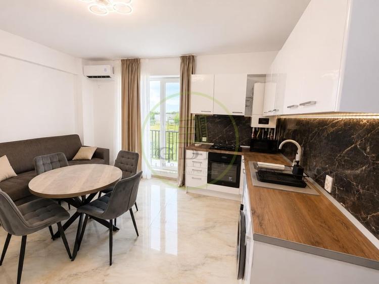 Apartament cu 2 camere semidecomandat, mobilat în Otopeni
