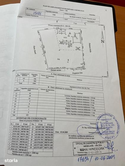 Casă cu 4 camere cu Teren 1500 Mp în Barcanele