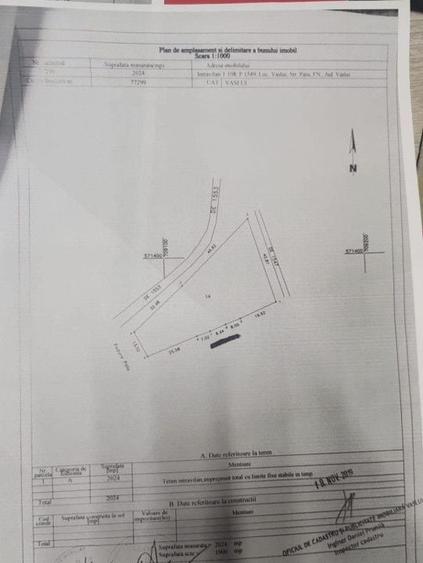 Teren agricol intravilan de 1900 mp, în Periferie