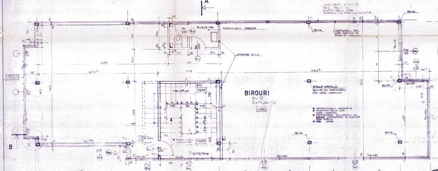 Birou, de 130 mp, în Tei
