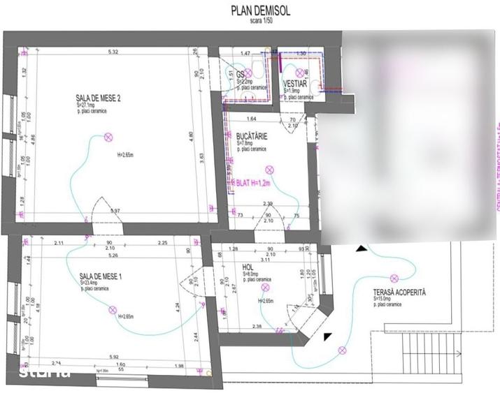 Spațiu comercial, de 70 mp, în Semicentral