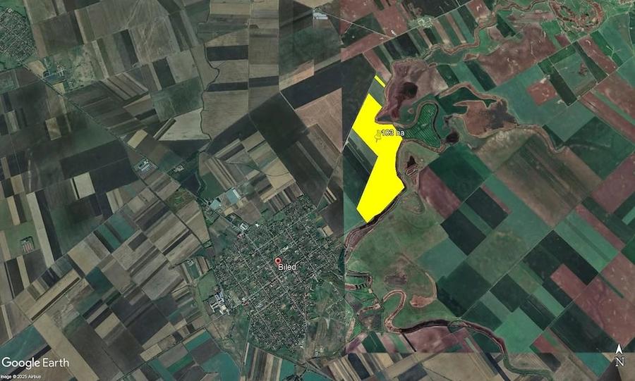 Teren de 1030000 mp, în Biled