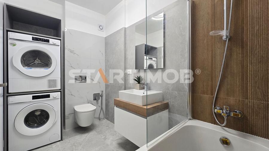 Apartament cu 2 camere decomandat, mobilat în Tractorul