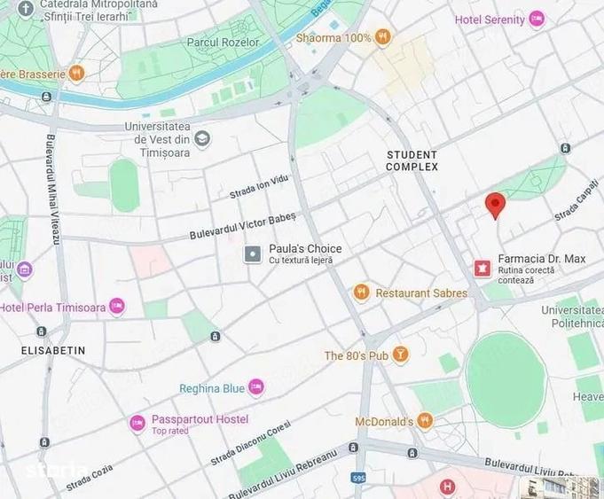Apartament cu 3 camere decomandat în Complex Studențesc