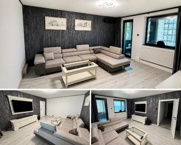 Apartament cu 3 camere decomandat, mobilat în Peninsula