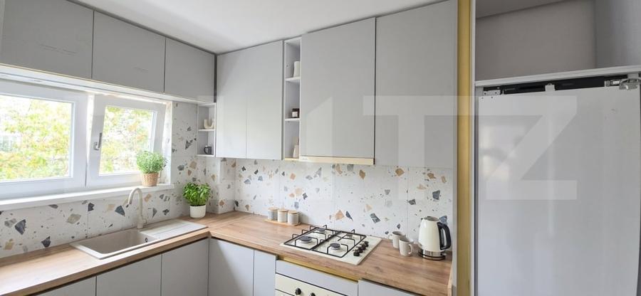 Apartament cu 2 camere semidecomandat, mobilat în Central