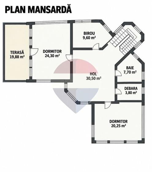 Casă individuală cu 6 camere cu Teren 795 Mp în Sântandrei