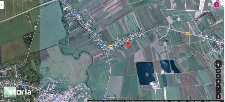 Teren de 5100 mp, în Bolintin-Deal