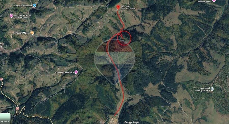 Teren agricol extravilan de 2053 mp, în Poiana Mărului